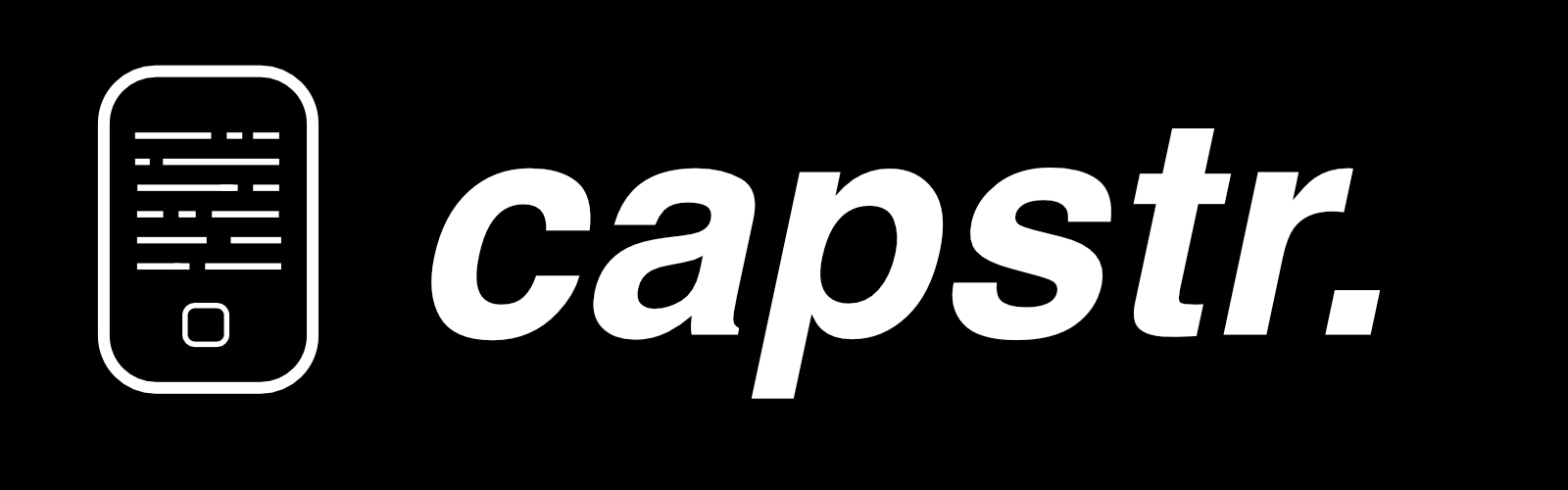 capstr logo